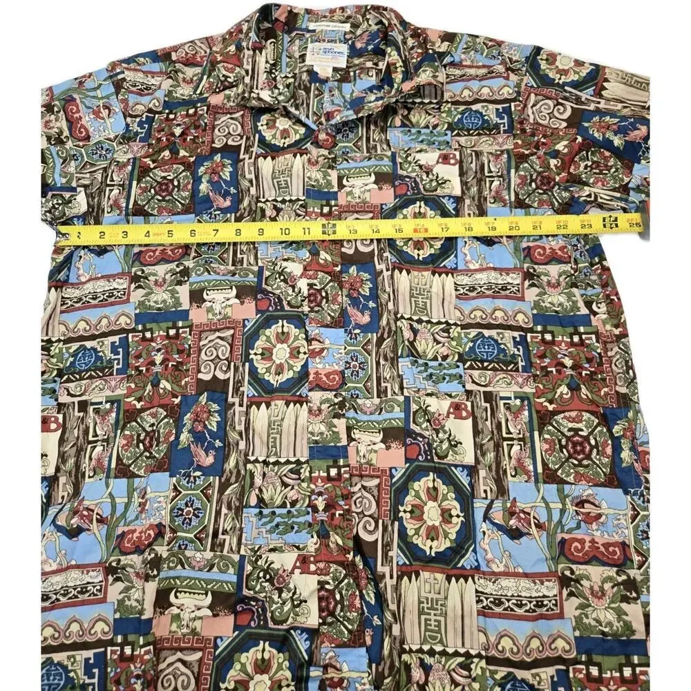 Reyn‎ Spooner Hawaiian Shirt Mens XXL 125th Anniversary A&B Vintage Rare - Picture 4 of 12